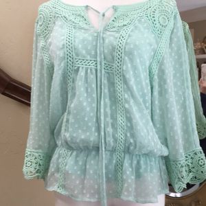 Daniel Rainn Light Green Top